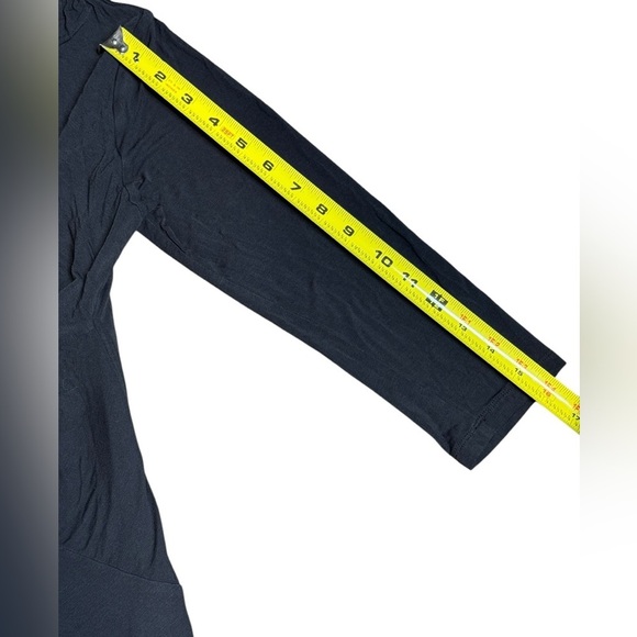 WOMENS‎ WYETH 95 % Rayón BLACK  LINED 3/4 SLEEVE   DRESS SIZE SMALL - Picture 8 of 13